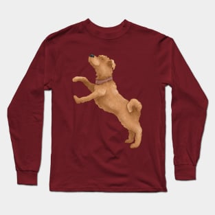 Curly dog breed wheat terrier. Long Sleeve T-Shirt